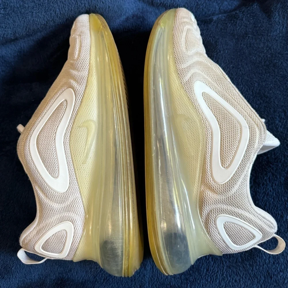 Nike Air Max 720 Woman Size 10 Man Size 8.5 Running Shoes Pure Platinum White - Picture 8 of 12